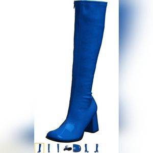 Blue Gogo Boots
